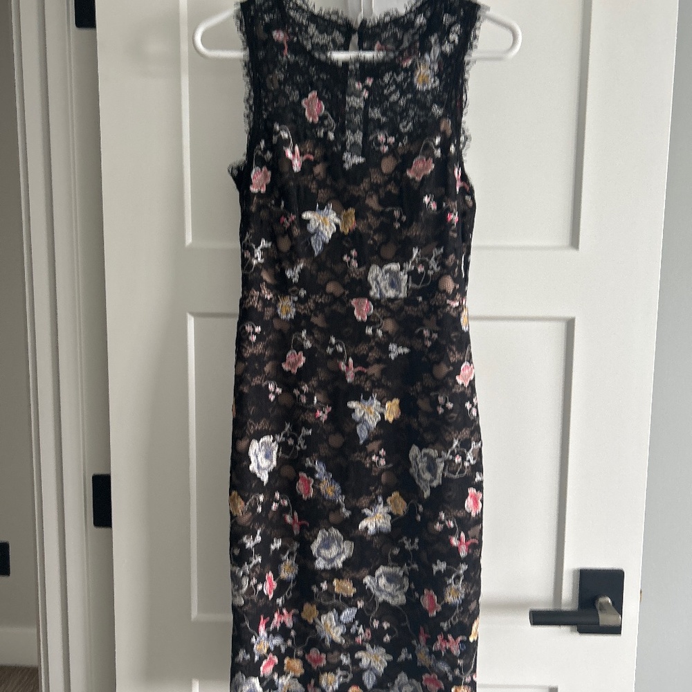 BCBG Floral Lace Dress